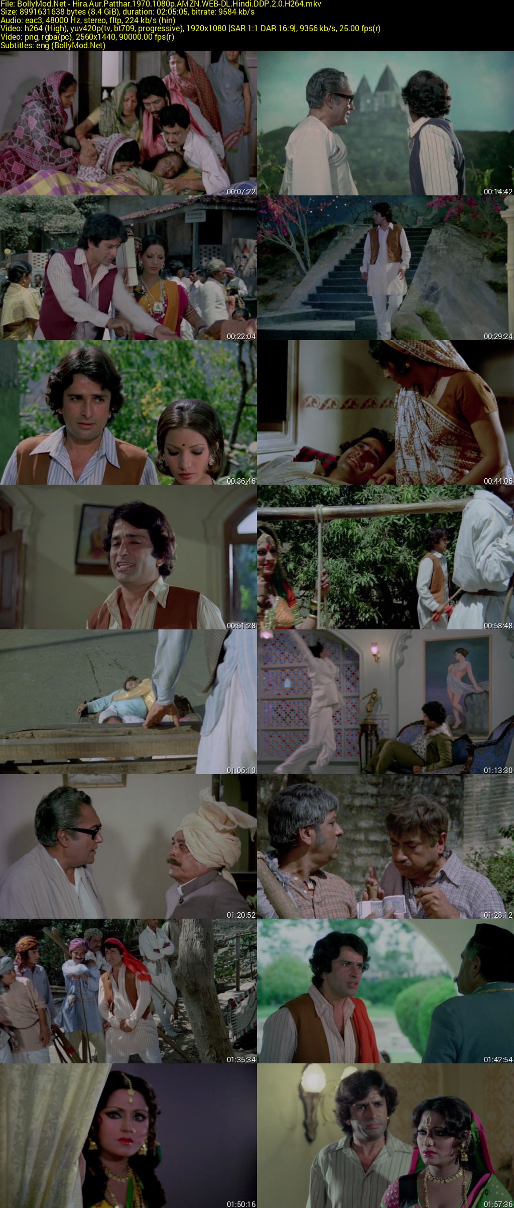 Download Hira Aur Patthar (1977) AMZN WEB-DL Hindi Movie (DD 2.0) 480p & 720p & 1080p ESub Screenshots