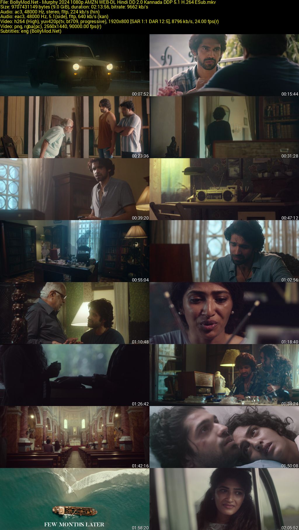 Download Murphy (2024) AMZN WEB-DL Dual Audip [Hindi (DD 2.0 ) & Kannada] 480p & 720p & 1080p ESub Screenshots