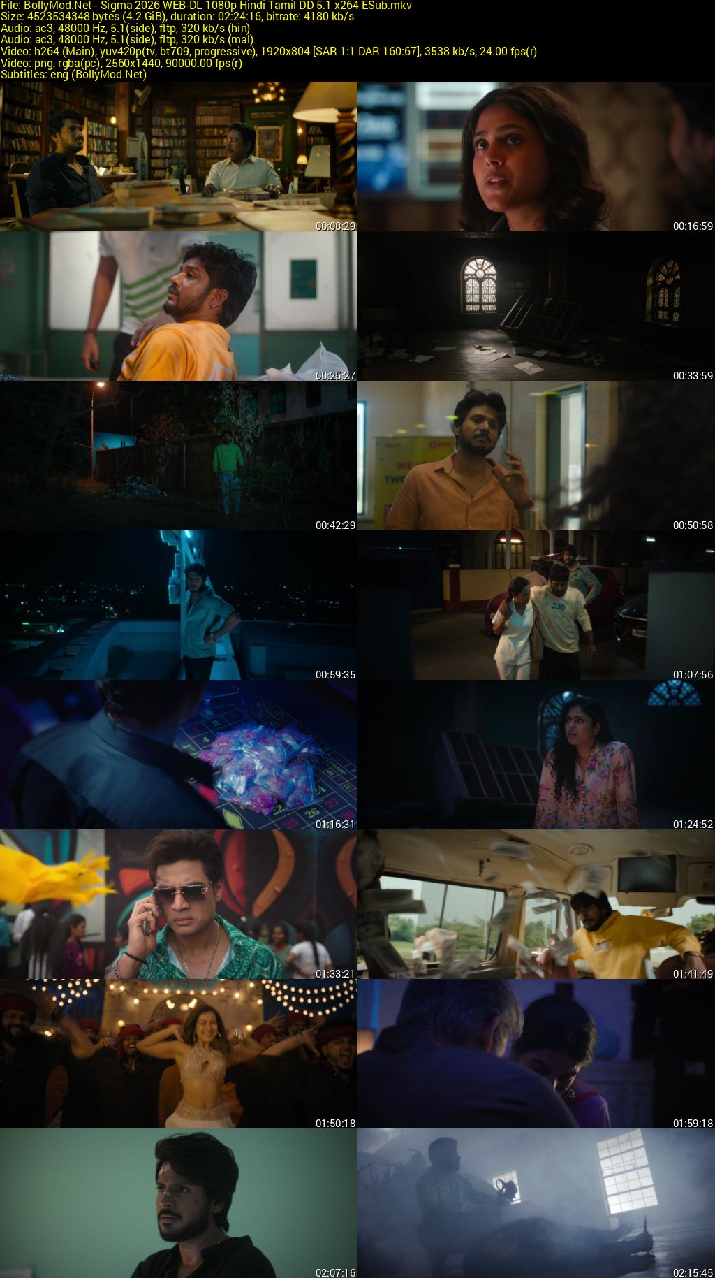 Download Sigma (2026) NF WEB-DL Dual Audio [Hindi (DD 5.1) & English] 480p & 720p & 1080p ESub Screenshots