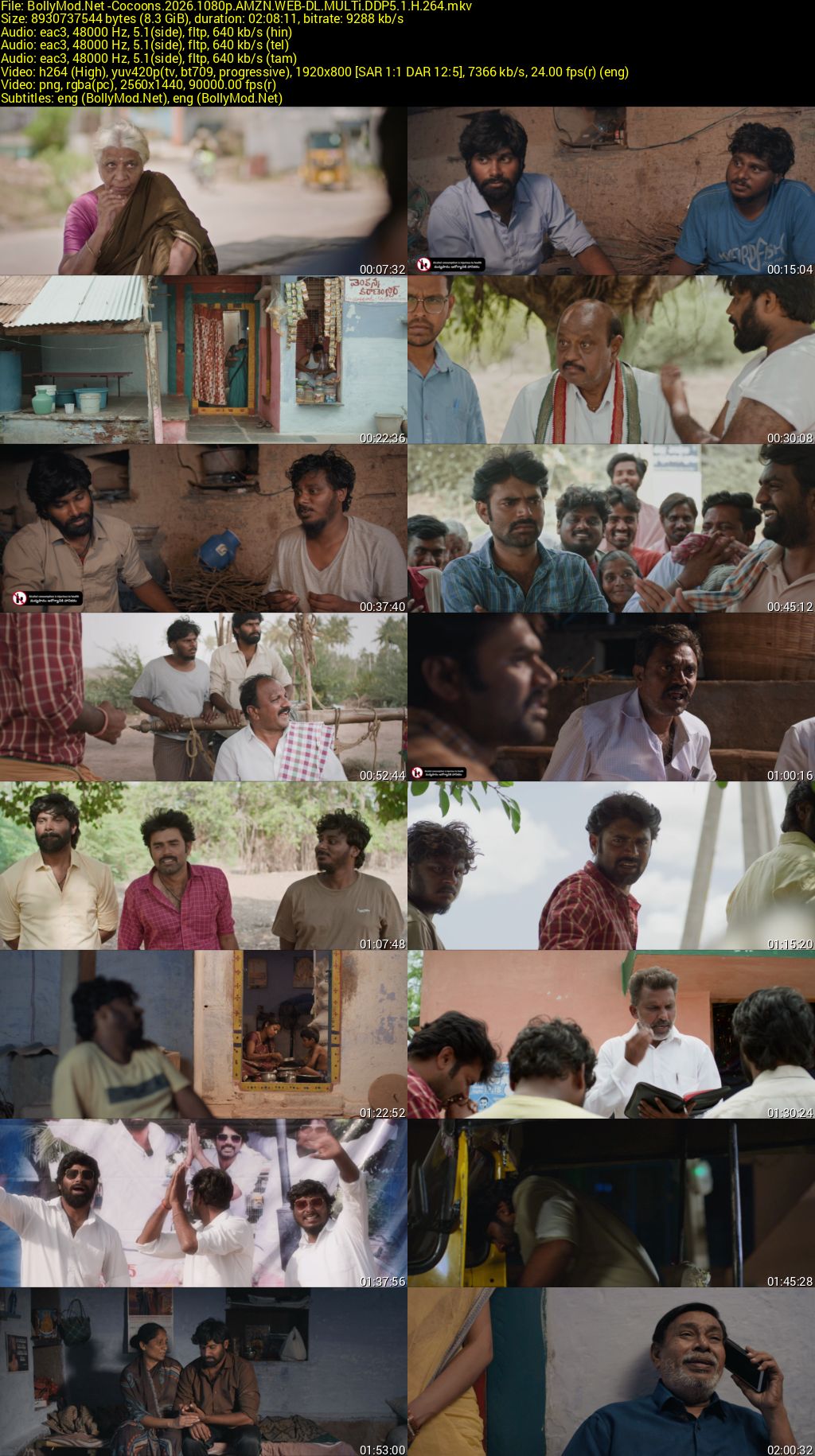 Download Cocoons (2026) AMZN WEB-DL Dual Audio [Hindi (DD 5.1) & Telugu] 480p & 720p & 1080p ESub Screenshots