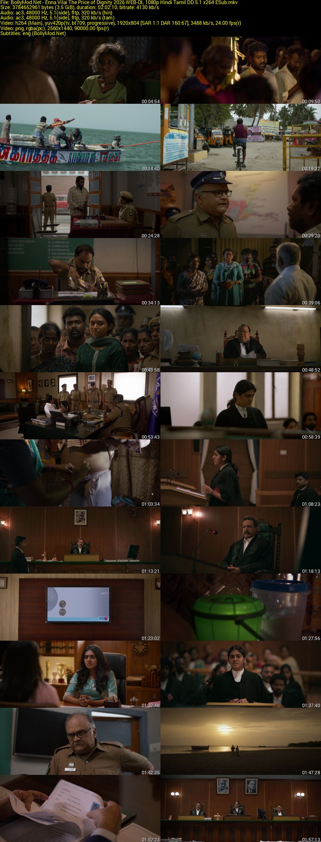 Download Enna Vilai (2026) NF WEB-DL Dual Audio [Hindi (DD 5.1) & Tamil] 480p & 720p & 1080p ESub Screenshots