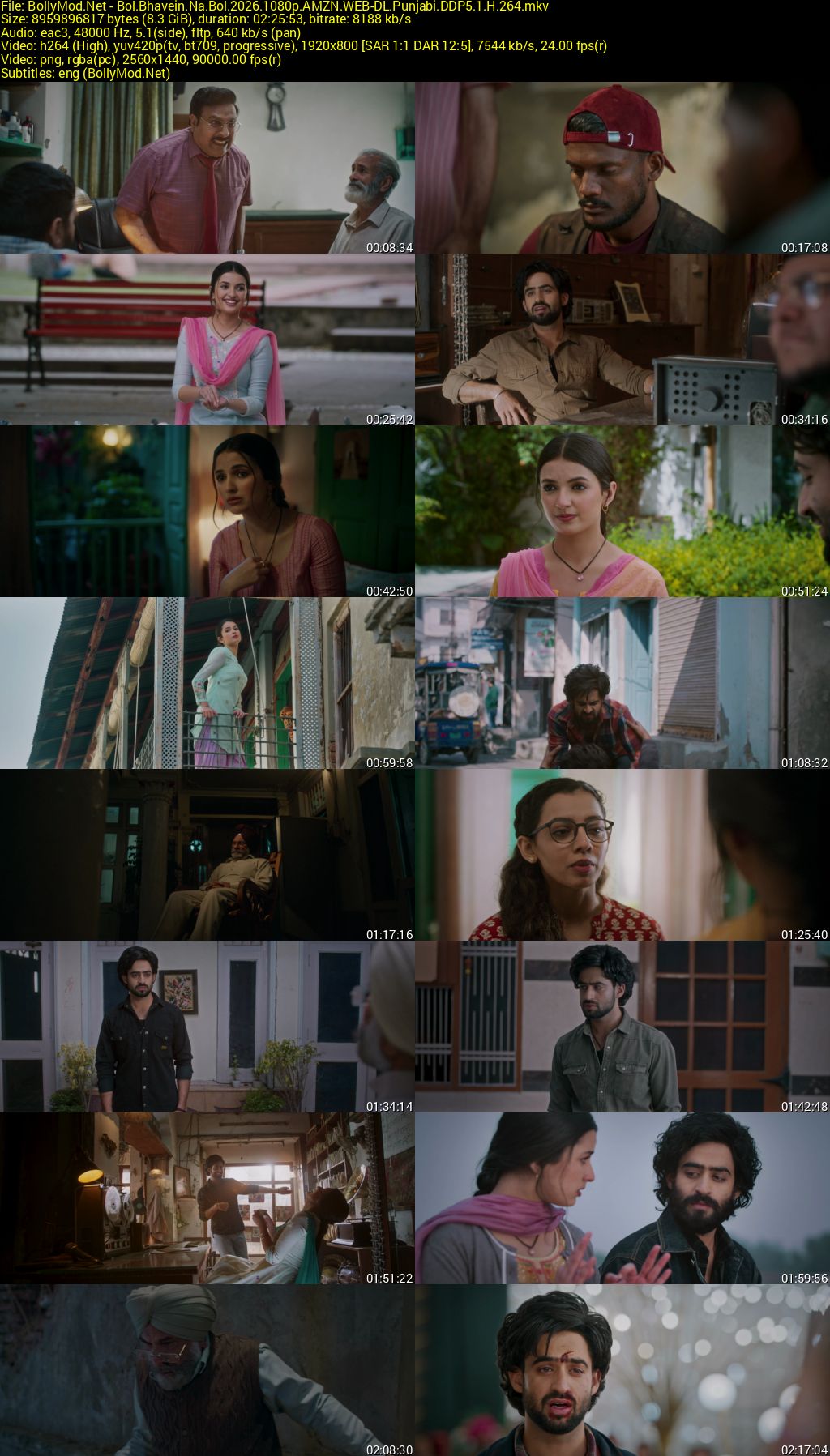Download Bol Bhavein Na Bol (2026) AMZN WEB-DL Hindi Movie (DD 5.1) 480p & 720p & 1080p ESub Screenshots